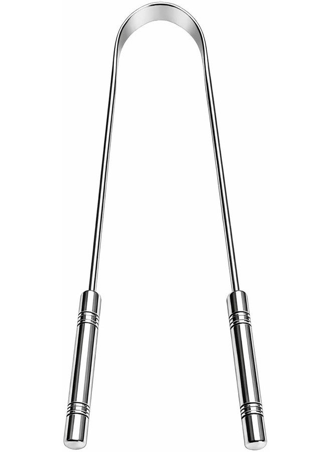 TerraToss Tongue Cleaner for Adults | Stainless Steel | Rust Free Tongue Scraper | Removes bad breath | Ideal for oral hygiene | Carefully designed | U-shaped (1) - Image 1
